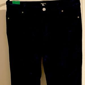 High-Rise Velvet pant